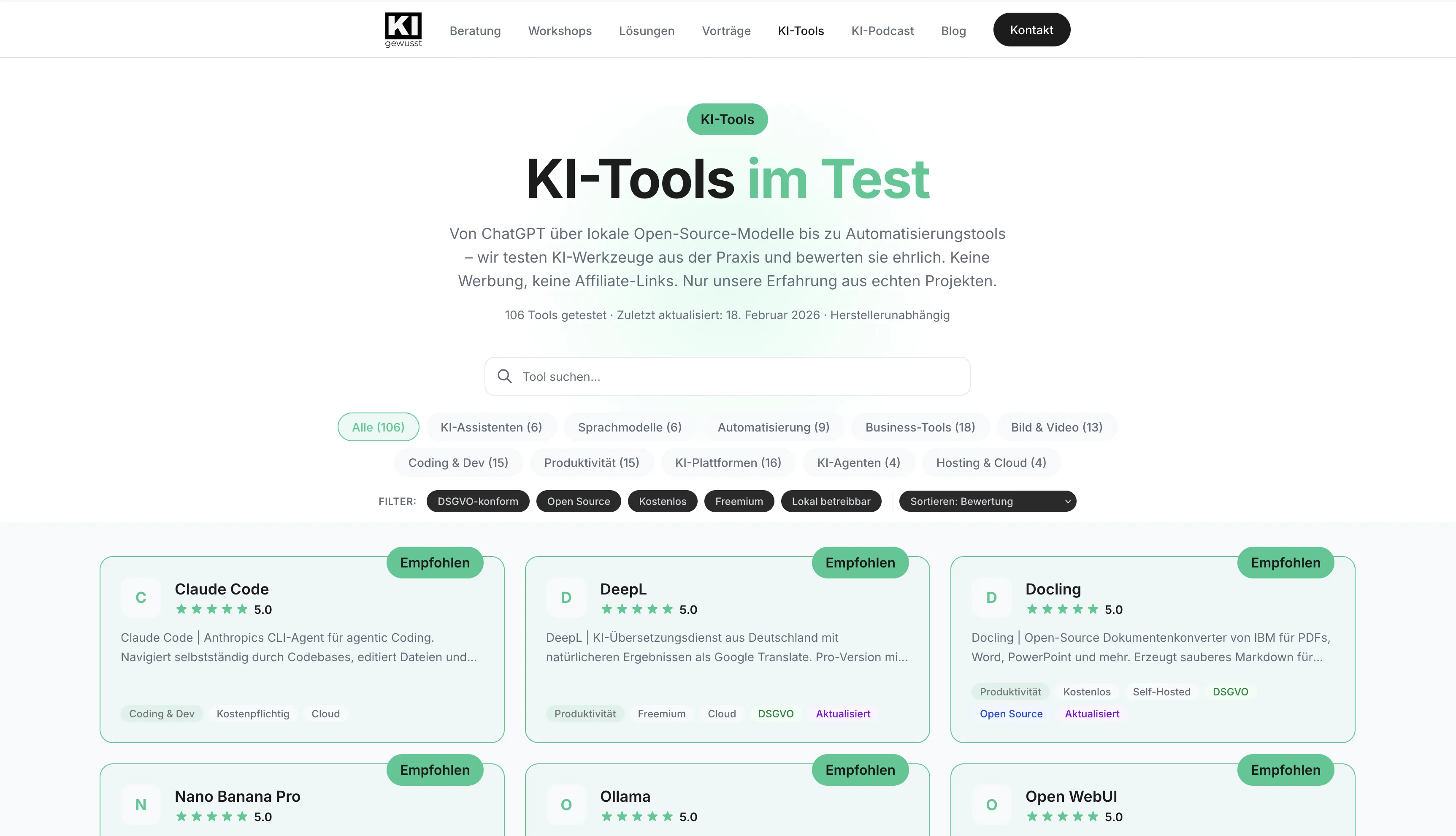 gewusst:KI – KI-Beratung und Wissensplattform