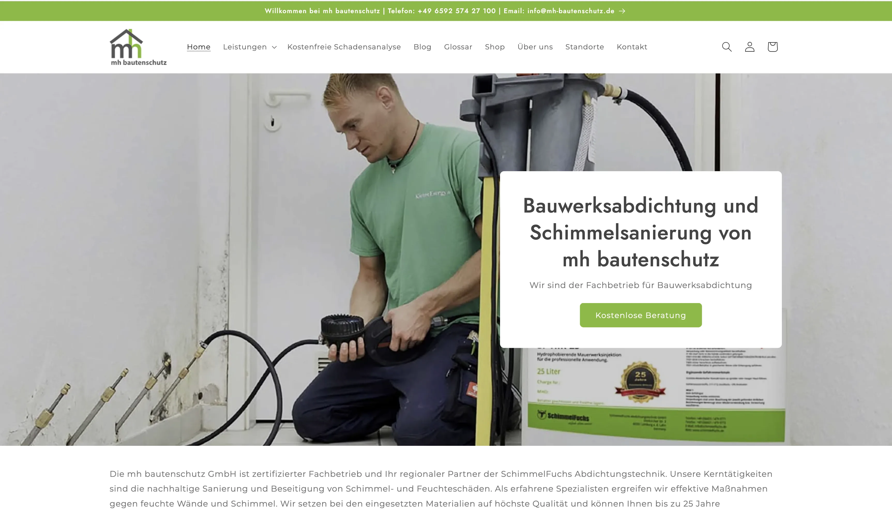 MH Bautenschutz – Bautenschutz und Abdichtung