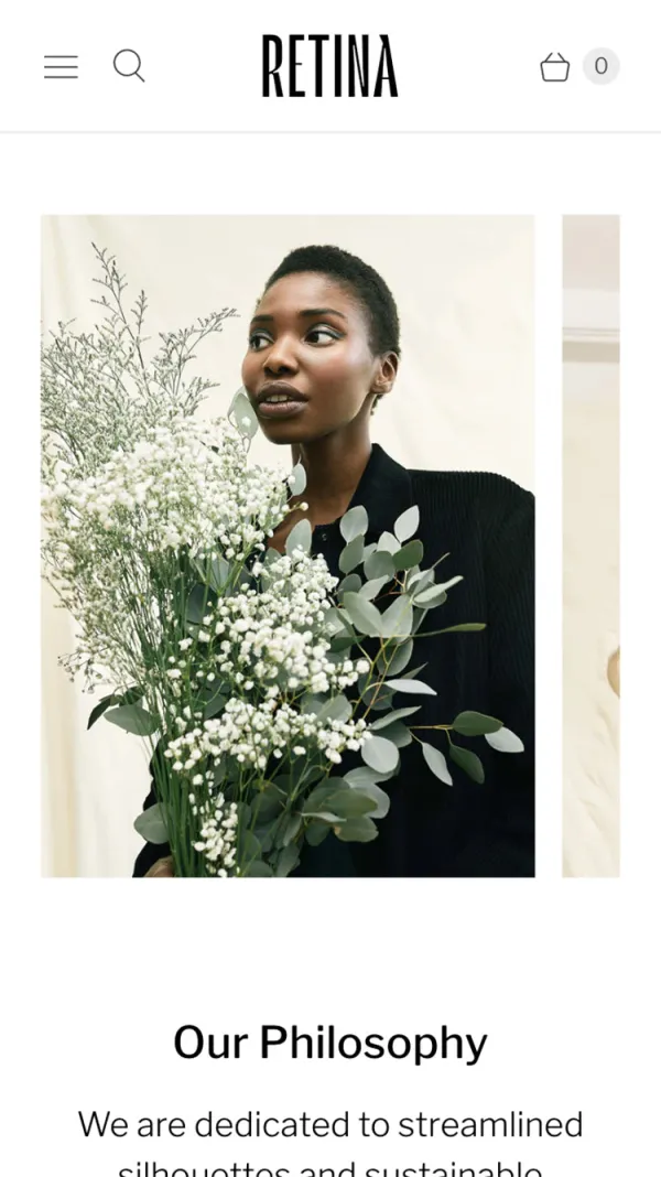 Retina Theme Screenshot